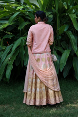 Peach And Gold LehengaIMG_1218