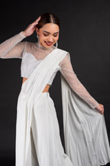 Grey Metallic Saree Gown_DSC4384-Edit