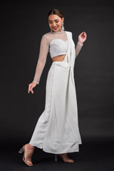 Grey Metallic Saree Gown_DSC4385-Edit