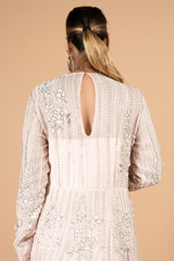 Peach Embroidered GownDSC07376