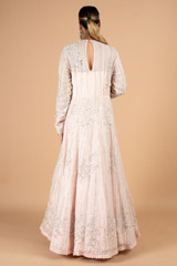 Peach Embroidered GownDSC07377