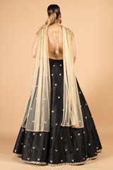 Black and gold lehenga setDSC07312