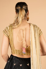Black and gold lehenga setDSC07313