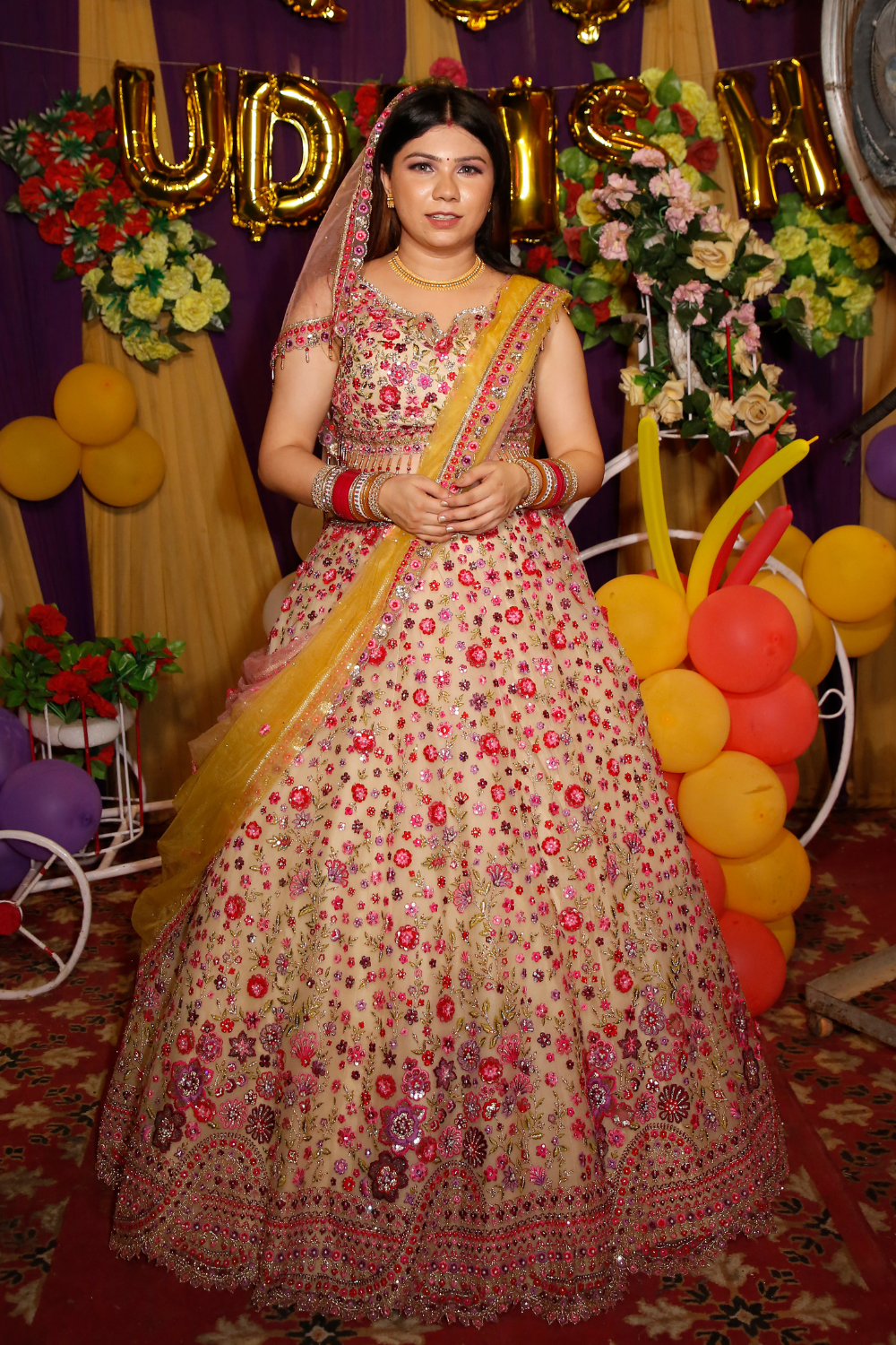 Gulnaar Bloom Bridal Lehenga Set