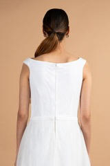 White Tulle Floral GownDSC00652