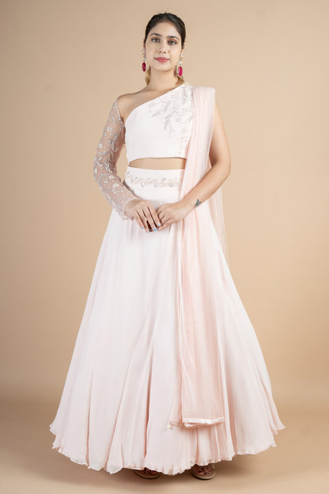 Blush Lehenga Set