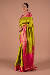 Green Silk SareeDSC08281