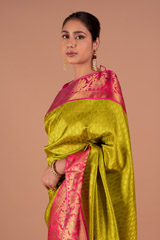 Green Silk SareeDSC08282