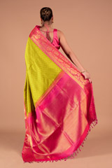 Green Silk SareeDSC08289