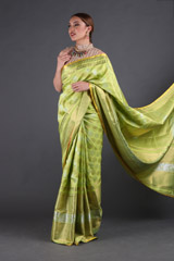 Green Kanjeevaram SareeIMG_4135