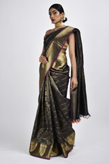 Navy Blue Kanjeevaram Saree_DSC2892