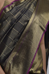 Navy Blue Kanjeevaram Saree_DSC2903