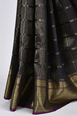 Navy Blue Kanjeevaram Saree_DSC2909