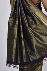 Navy Blue Kanjeevaram Saree_DSC2910