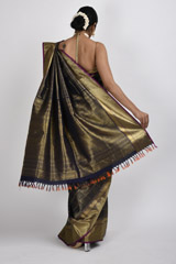 Navy Blue Kanjeevaram Saree_DSC2915