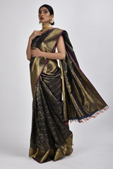 Navy Blue Kanjeevaram Saree_DSC2916