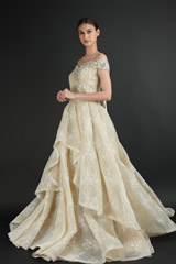 Ivory Layered GownDSC06132