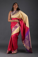 Pink Silk Saree634_video