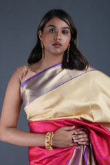 Pink Silk SareeIMG_5195