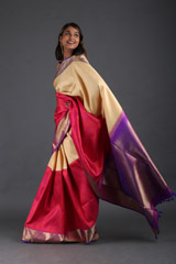 Pink Silk SareeIMG_5200