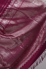 Magenta Zari Silk Saree_DSC4492