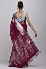 Magenta Zari Silk Saree_DSC4494