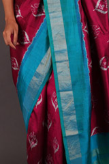 Magenta Silk SareeIMG_4621