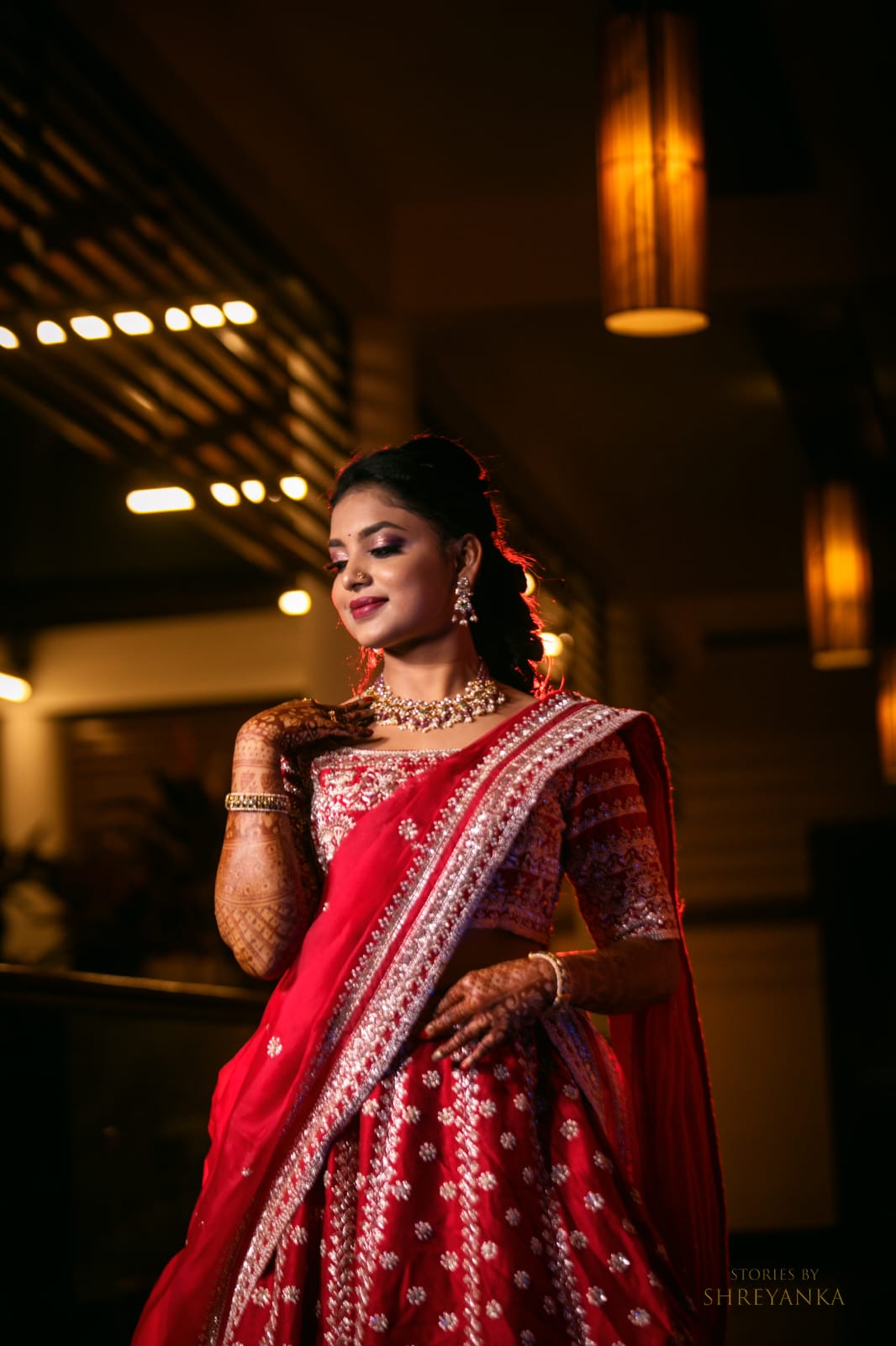 Rani Rosette Pink Bridal Lehenga1