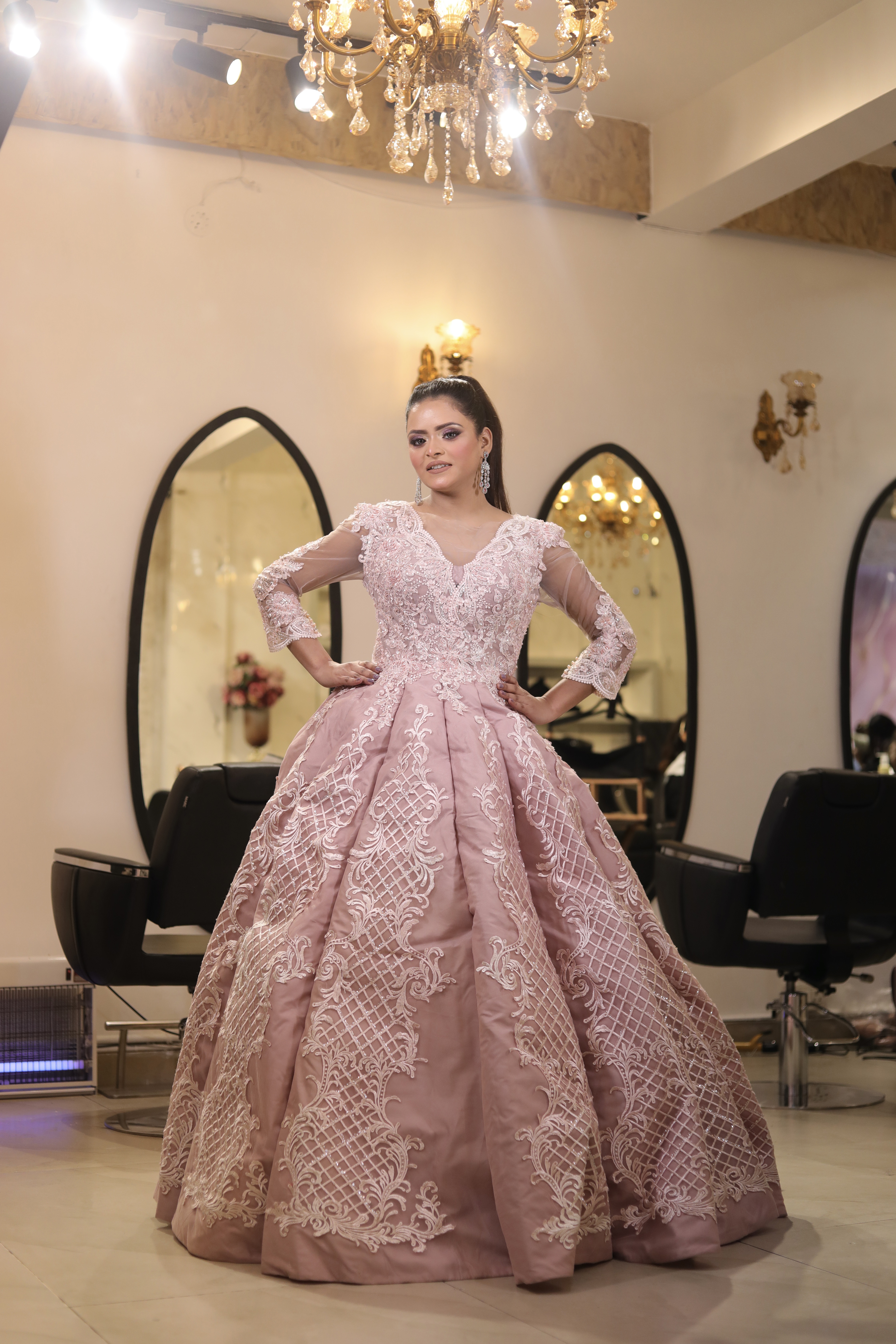 Pastel Pink Ball Gown3