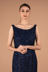 Blue Fish Cut GownDSC01035