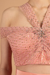 Pink Glitter LehengaDSC01474