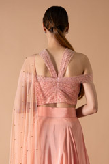 Pink Glitter LehengaDSC01479