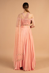 Pink Glitter LehengaDSC01480