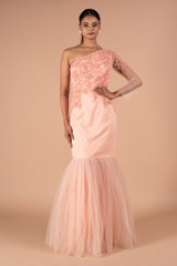 One shoulder Mermaid Gown