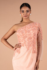 One shoulder Mermaid GownDSC09534