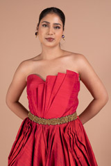 Red Strapless GownDSC07812