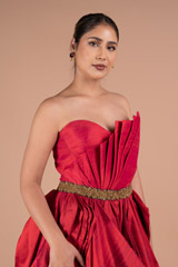Red Strapless GownDSC07821