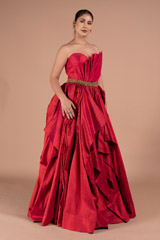 Red Strapless GownDSC07822
