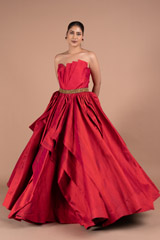 Red Strapless GownDSC07823
