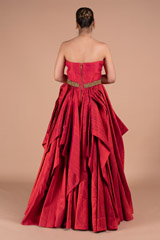 Red Strapless GownDSC07826