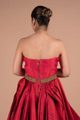 Red Strapless GownDSC07827