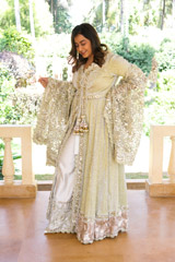 Beige Anarkali set5