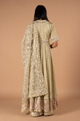 Beige Anarkali setDSC00062
