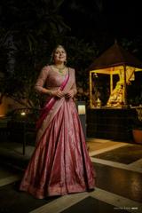Magenta Brocade Bridal Lehenga4