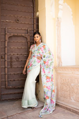 Mint Crepe Saree BlouseDSC07933