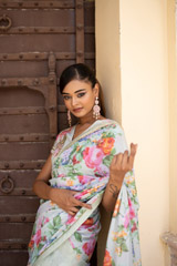 Mint Crepe Saree BlouseDSC07939