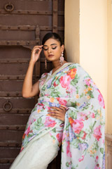 Mint Crepe Saree BlouseDSC07940