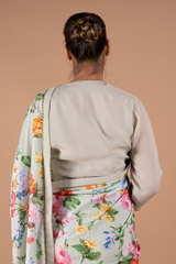 Mint Crepe Saree BlouseDSC08150