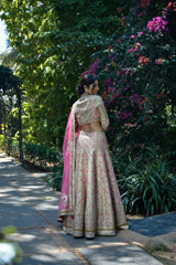 Gold Embroidered Lehenga Set_DSC2289