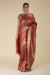 Red Kanjeevaram Saree